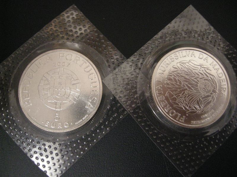 (afbeelding voor) 5 Euro coin Portugal 2007